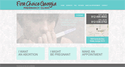 Desktop Screenshot of firstchoicepregnancyclinic.com